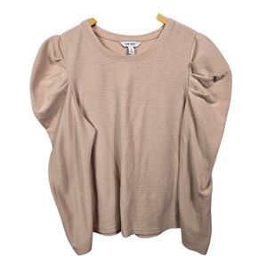 Nine West Blush Puff‑Sleeve Top Size Xl